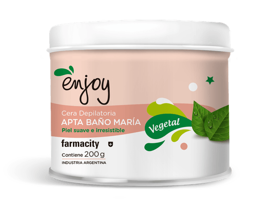 Cera Depilatoria Enjoy Vegetal Piel Suave x 200 g