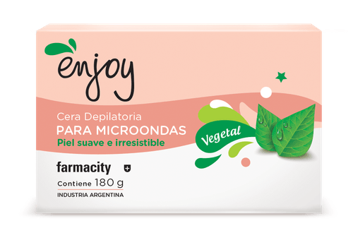 Cera Depilatoria Enjoy Vegetal Piel Suave x 180 g