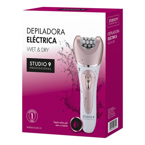 Depiladora Eléctrica Grande Studio 9 Professional Wet & Dry