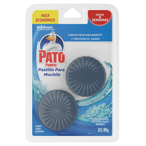 Bloque para Mochila de Inodoro Pato Pack x 2 un x 40 g