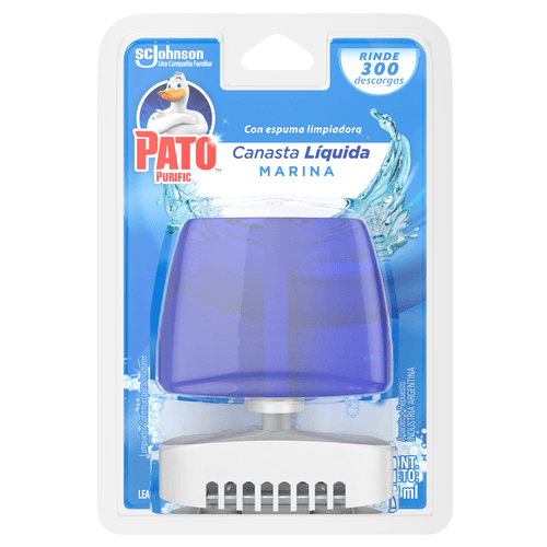 Canasta Líquida para Inodoro Pato Marina Aparato + Repuesto x 50 ml