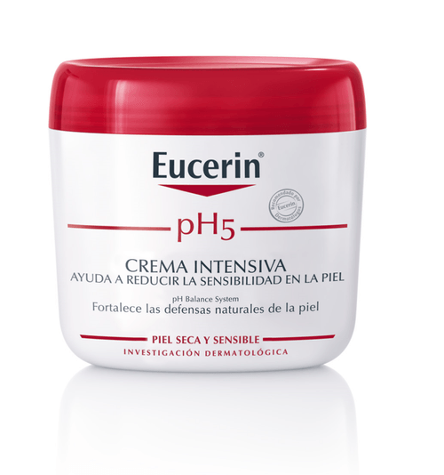 Crema pH5 Intensiva Corporal Eucerin para Piel Seca y Sensible x 450 ml