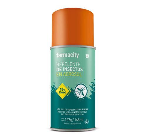 Repelente Farmacity en Aerosol x 165 ml