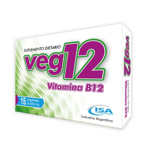 Suplemento Dietario Isa Veg12 x 15 comprimidos