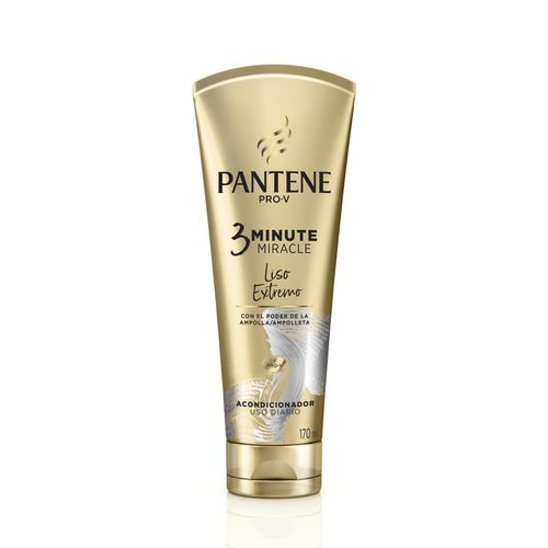 Acondicionador Pantene 3 Minute Miracle Liso Extremo x 170 ml