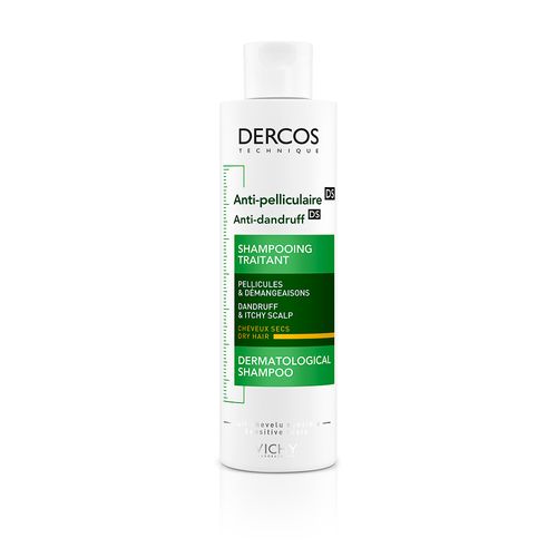 Shampoo anticaspa para cabello seco Dercos x 200 ml
