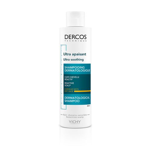Shampoo Dercos ultracalmante para cabello seco x 200 ml
