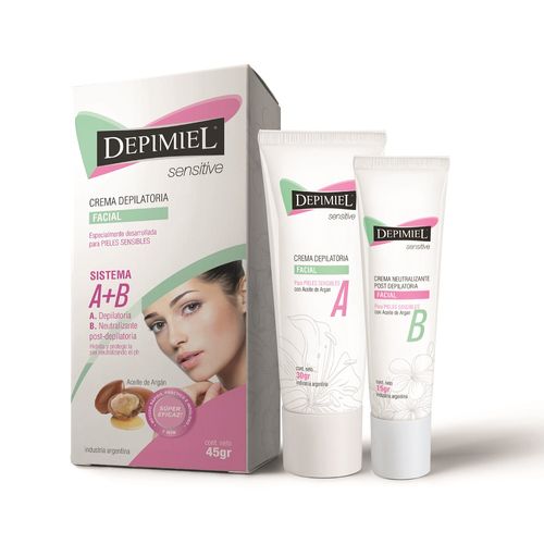 Crema Depilatoria Depimiel Rostro Sensitive x 45 g