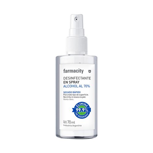 Alcohol en Spray Farmacity x 70 ml