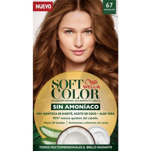 Kit de Coloración Wella Soft Color 67 Chocolate
