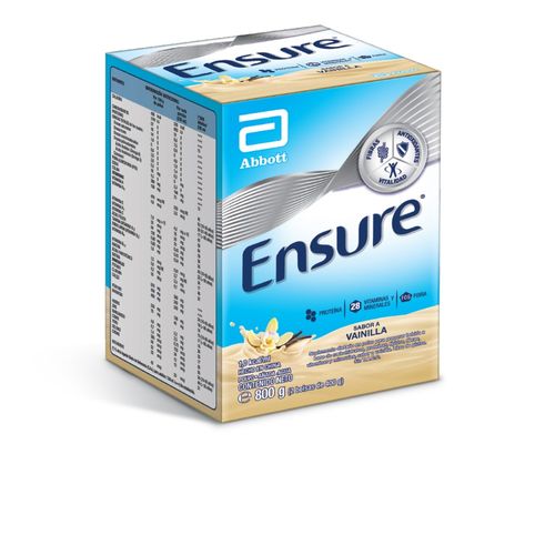 Suplemento Nutricional Ensure en Polvo de Vainilla x 800 g