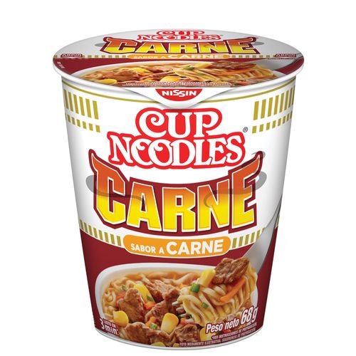 Fideos Nissin Cup Nood Sabor a Carne x 67 g