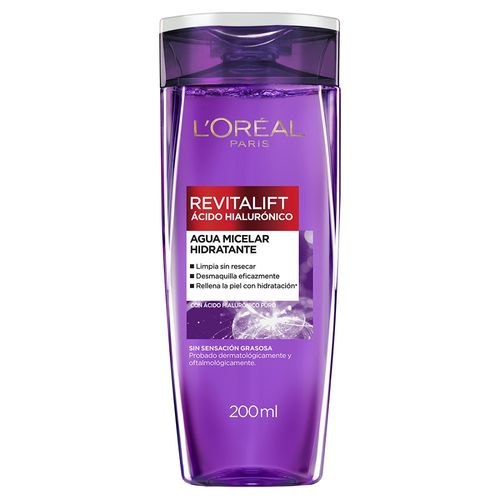 Agua Micelar L'Oréal Paris Ácido Hialurónico x 200 ml