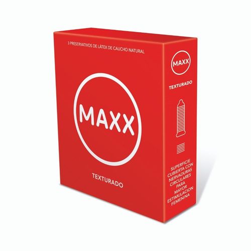 Preservativo Maxx Texturado x 3 Un