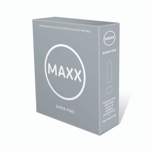 Preservativo Maxx Super fino x 3 Un
