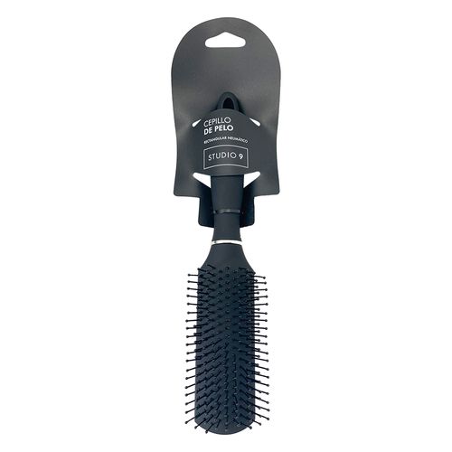 Cepillo de Cabello Studio 9 Rectangular Línea Negra