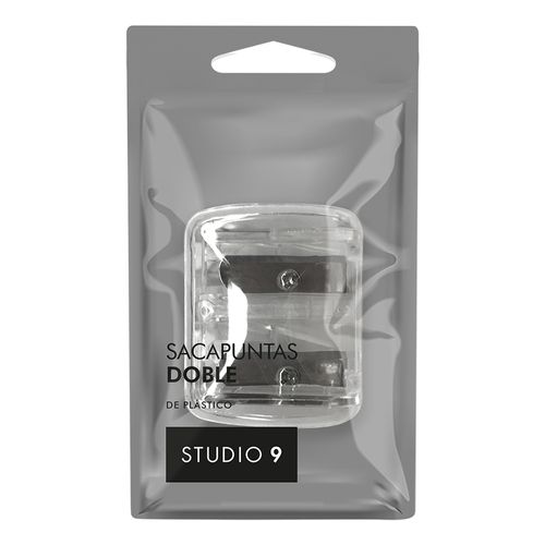 Sacapuntas de Maquillaje Studio 9 Doble