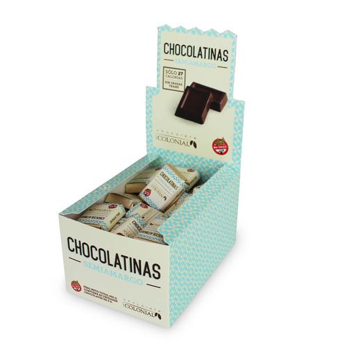 Chocolatinas Colonial semiamargo x  5 g