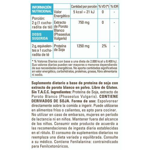 Suplemento Dietario Pure Wellness Carb Controller Satial en Polvo x 50 g