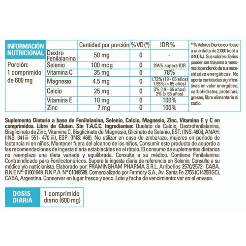 Suplemento Dietario Pure Wellness Metabolism Nutrition x 30 comprimidos