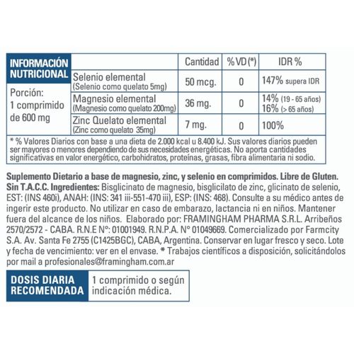 Combo de 3 Suplementos Dietarios Pure Wellness Minerales Quelatados x 30 un