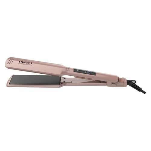 Planchita de Pelo Studio 9 Professional Ancha Rose Gold