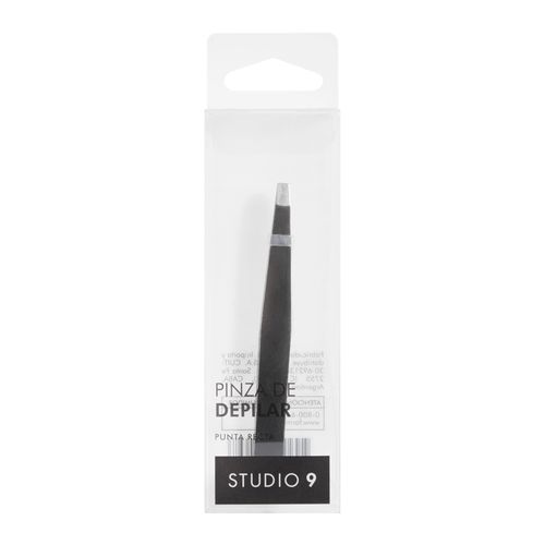 Pinza de Depilar Studio 9 Plateada