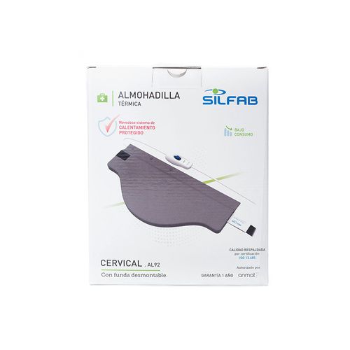 Almohadilla Eléctrica Silfab Térmica Cervical Cuello - Al82