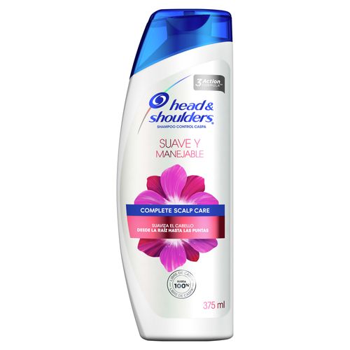 Shampoo Head & Shoulders Control Caspa Suave y Manejable x 375 ml