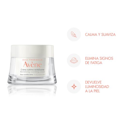 Crema Facial Avene Nutritiva Compensadora para Pieles Secas x 50 ml