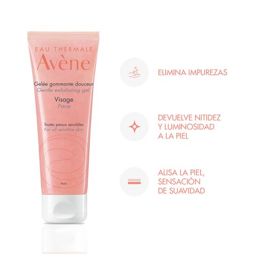 Exfoliante facial Avene Gommage gel x 75 ml