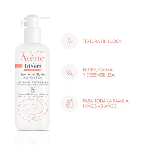 Bálsamo Nutri-Fluido Avene Trixera Nutrition