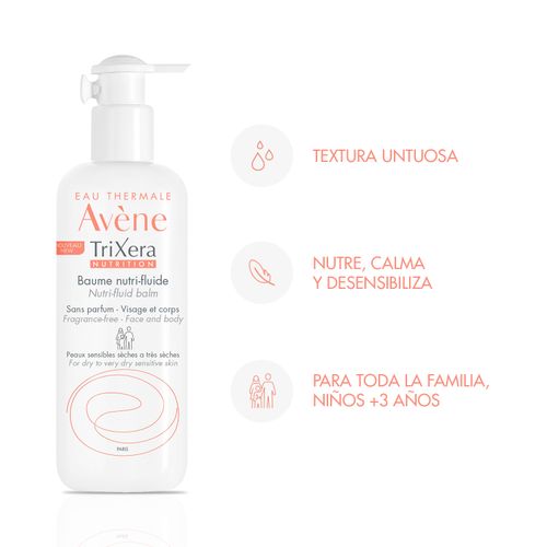 Bálsamo Nutri-Fluido Avene Trixera Nutrition