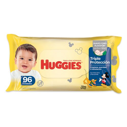 Toallas Húmedas Huggies Triple Protección x 96 un