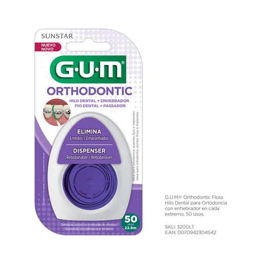 Hilo dental Gum para ortodoncia