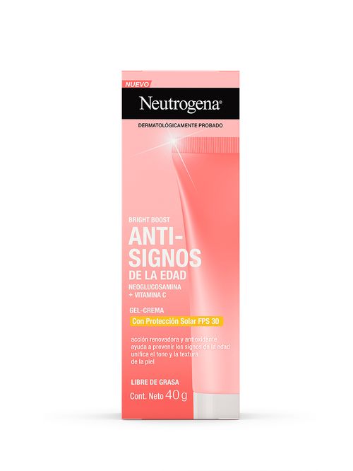 Neutrogena Bright Boost SPF 30 GelCrema Facial Anti-edad x 40 g