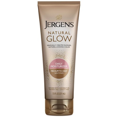 Autobroceante Jergens Humectante Natural Glow 3 Days to Glow Medio a Bronceado x 220 ml