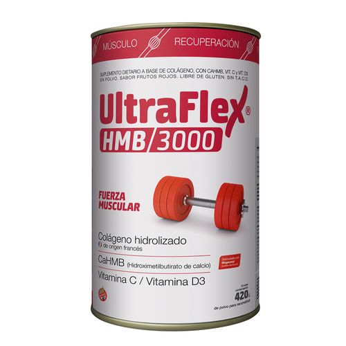 Suplemento Dietario Ultraflex HMB 3000 Lata x 420 g