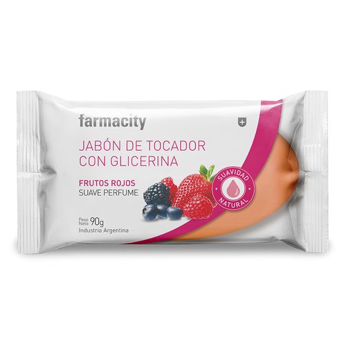 Jabón Cremoso Farmacity Frutos Rojos x 90 g