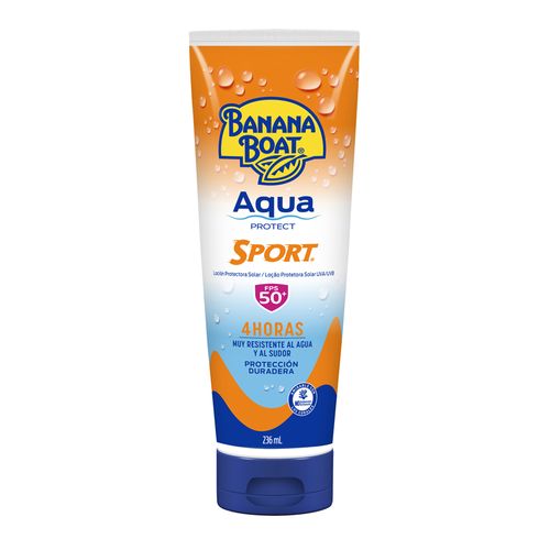 Protector Solar Banana Boat Aqua Protect Sport Fps 50 en Loción x 236 ml