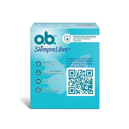 Tampones Ob Siempre Libre Mini x 8 un