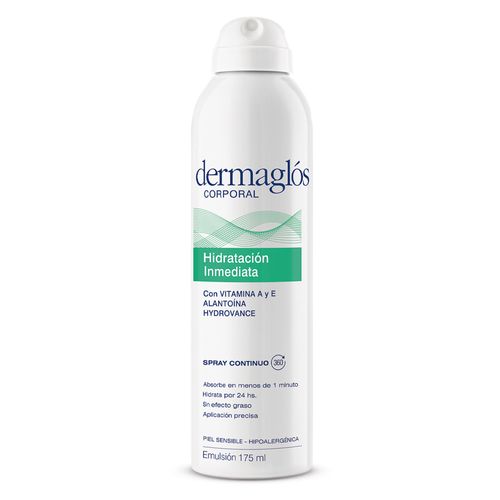 Crema Hidratante Corporal Dermaglós en Spray FPS20 x 175 g