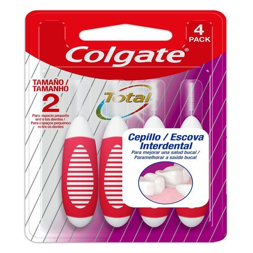 Cepillo Dental Colgate Interdental x 2 mm x 4 un