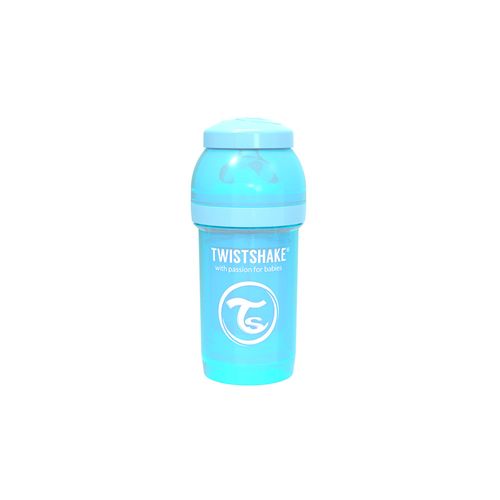 Mamadera Twistshake Anti-cólicos Celeste x 180 ml