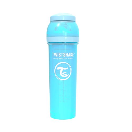 Mamadera Twistshake Anti-cólicos Celeste x 330 ml