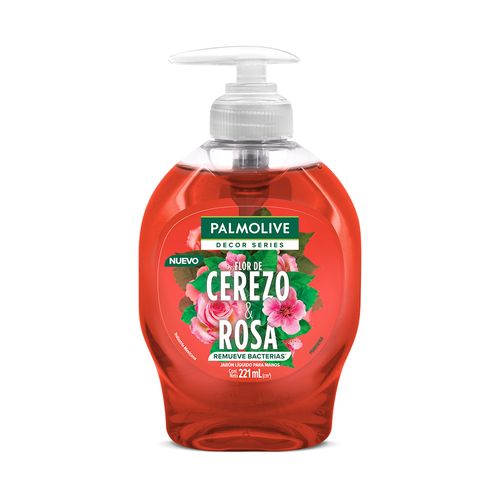 Jabón Líquido de Manos Palmolive Decor Series Flor de Cerezo y Rosa x 221 ml