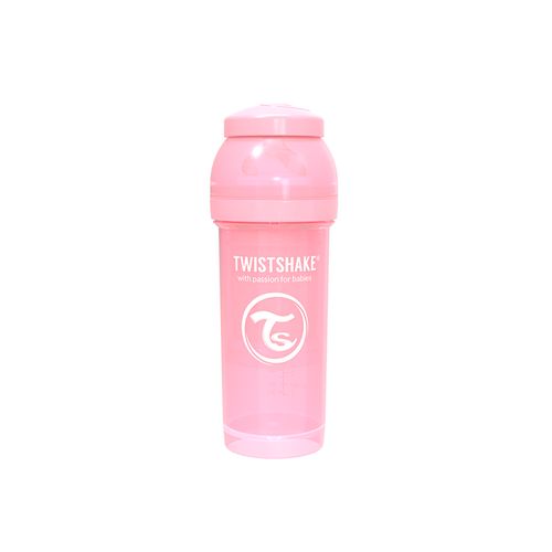 Mamadera Twistshake Anti-cólicos Rosa x 260 ml