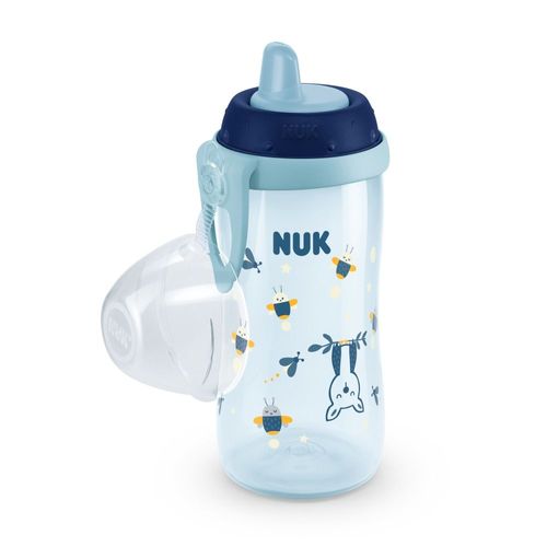 Vaso de Aprendizaje NUK Kiddy Cup Luminoso Azul 12m x 150 ml