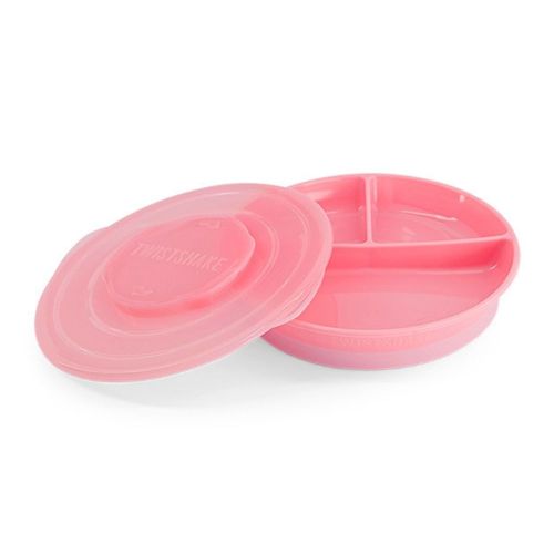 Plato Dividido Twistshake Rosa