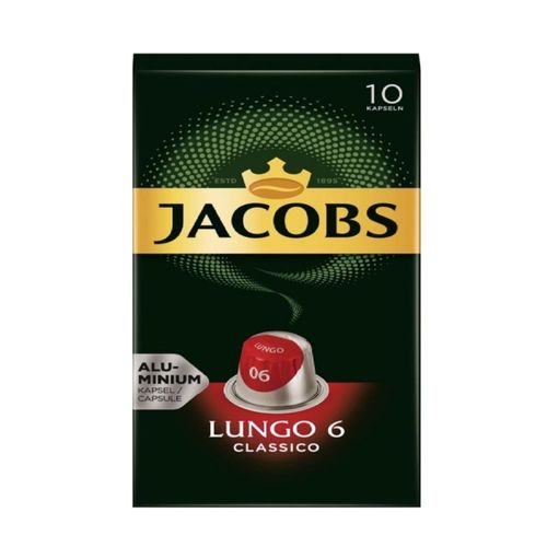 Cápsulas de Café Jacobs Lungo Espresso Classico 6 x 10 un